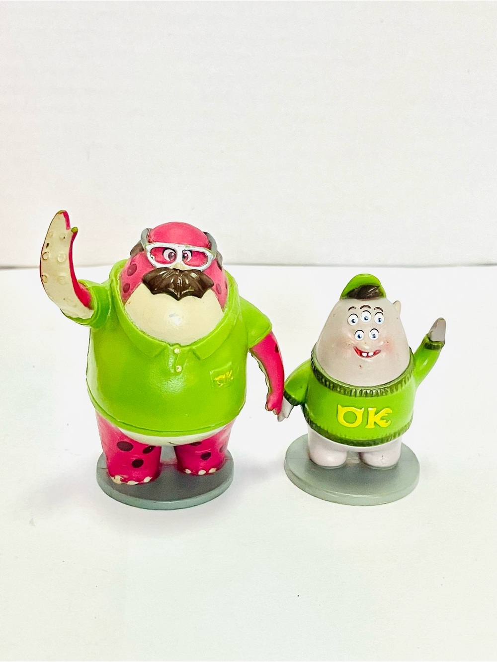 Disney Pixar Monsters University Don & Scott PVC Figures Lot(2) Minor Wear Read